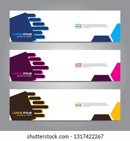 abstract vector banners.modern template design for web.
