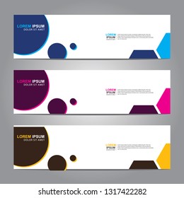 abstract vector banners.modern template design for web.