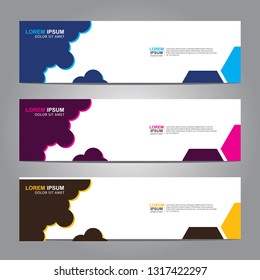 abstract vector banners.modern template design for web.