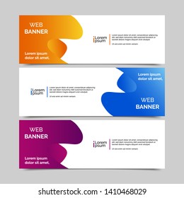 abstract vector banners.modern template design for web