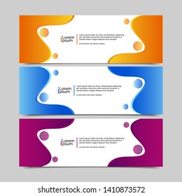 abstract vector banners.modern template design for web