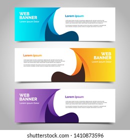 abstract vector banners.modern template design for web