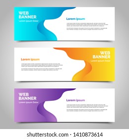 abstract vector banners.modern template design for web