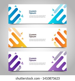 abstract vector banners.modern template design for web