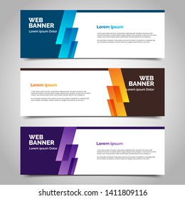 abstract vector banners.modern template design for web