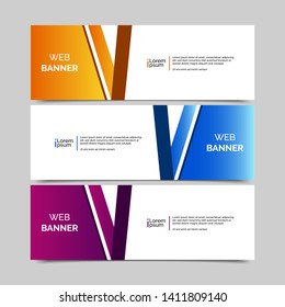 abstract vector banners.modern template design for web