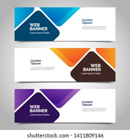 abstract vector banners.modern template design for web