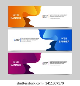 abstract vector banners.modern template design for web