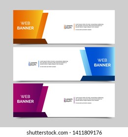 abstract vector banners.modern template design for web