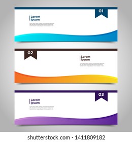 abstract vector banners.modern template design for web