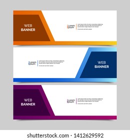 abstract vector banners.modern template design for web