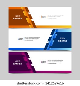 abstract vector banners.modern template design for web