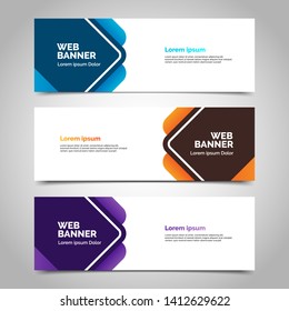 abstract vector banners.modern template design for web