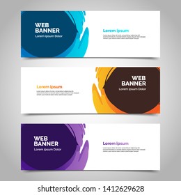 abstract vector banners.modern template design for web