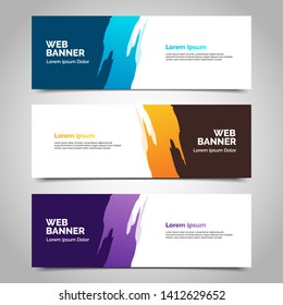 abstract vector banners.modern template design for web
