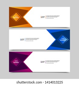 abstract vector banners.modern template design for web