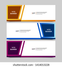 abstract vector banners.modern template design for web