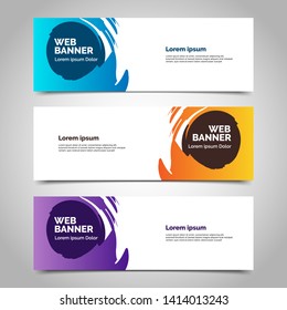 abstract vector banners.modern template design for web