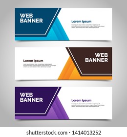abstract vector banners.modern template design for web
