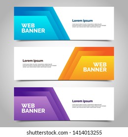 abstract vector banners.modern template design for web