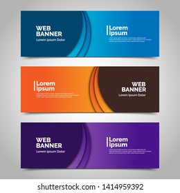 abstract vector banners.modern template design for web