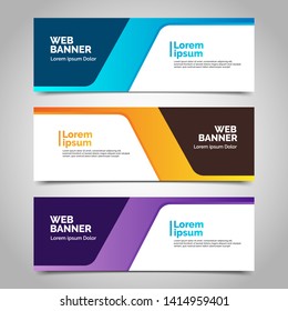 abstract vector banners.modern template design for web