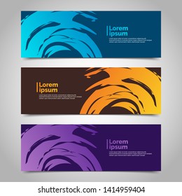 abstract vector banners.modern template design for web