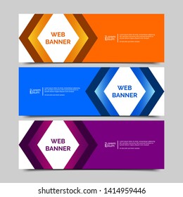abstract vector banners.modern template design for web
