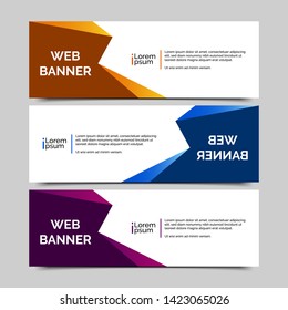 abstract vector banners.modern template design for web