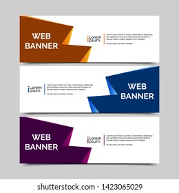 abstract vector banners.modern template design for web