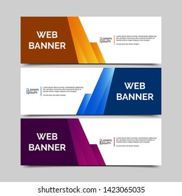 abstract vector banners.modern template design for web