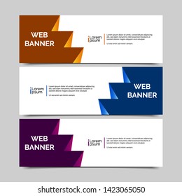 abstract vector banners.modern template design for web