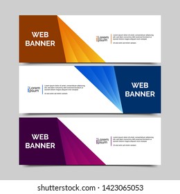 abstract vector banners.modern template design for web