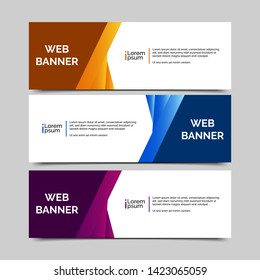 abstract vector banners.modern template design for web