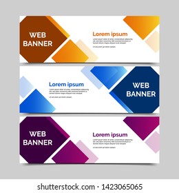 abstract vector banners.modern template design for web
