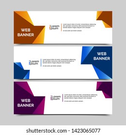 abstract vector banners.modern template design for web