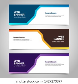 abstract vector banners.modern template design for web