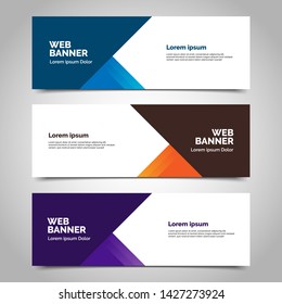abstract vector banners.modern template design for web