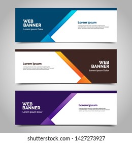 abstract vector banners.modern template design for web