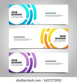 abstract vector banners.modern template design for web