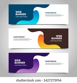 abstract vector banners.modern template design for web