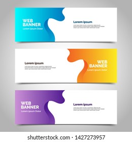 abstract vector banners.modern template design for web