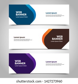 abstract vector banners.modern template design for web