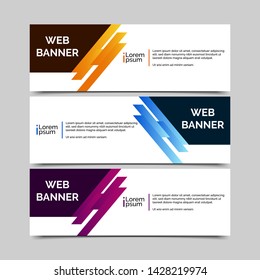 abstract vector banners.modern template design for web
