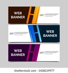 abstract vector banners.modern template design for web