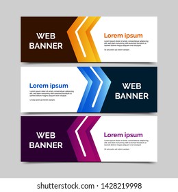 abstract vector banners.modern template design for web