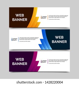 abstract vector banners.modern template design for web