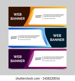 abstract vector banners.modern template design for web