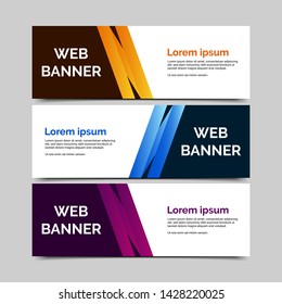 abstract vector banners.modern template design for web
