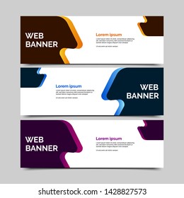 abstract vector banners.modern template design for web